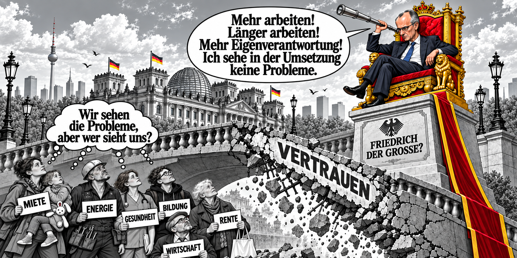 Herr Merz, denken Sie Reformen vom Kanzleramt bis zum Küchentisch